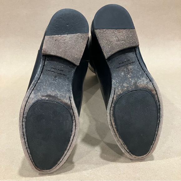 The Frye Company 76976 Black Leather Riding Harness Tall Boots Lindsay Plate 7 - Picture 12 of 16